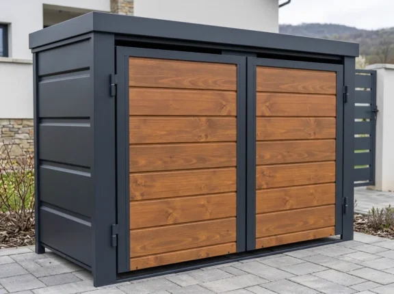 Zabudowa na kosze na śmieci Ecobox